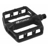 pedály FORCE BMX HOT hliníkové, černé (typ klasické, materiál hliník)