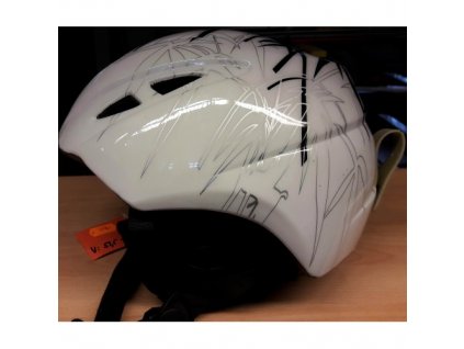 Lyžařská přilba 3F  51 - 53 cm bílá