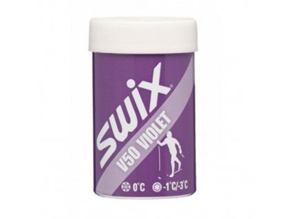 SWIX V50 45g stoupací vosk fialový 0°C