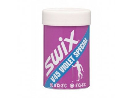 SWIX V45 45g stoupací růžový special vosk 0/-3°C