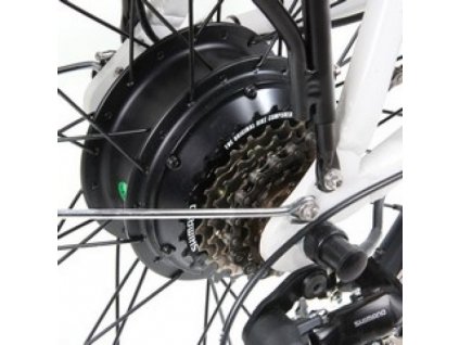 Elektrosada Apache Basic se zadním motorem 28/29 volnokolečko V-brzdy baterie rámová R7 16 Ah