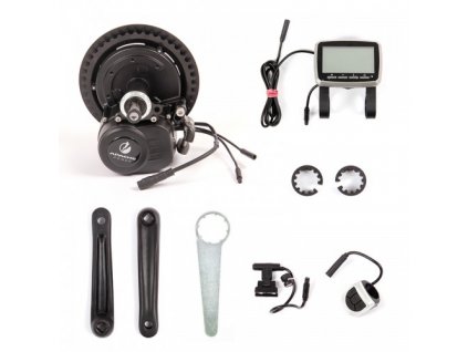 Elektrosada se středovým motorem Apache Power TS 250W baterie nosičová N4 13 Ah