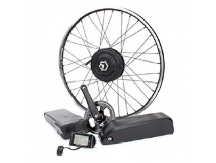 Elektrosada Apache CST 350 se zadním motorem 27,5 kazeta disc brzdy baterie rámová R7 16 Ah