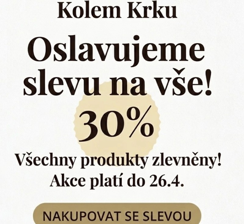 SLEVA 30% na VŠE