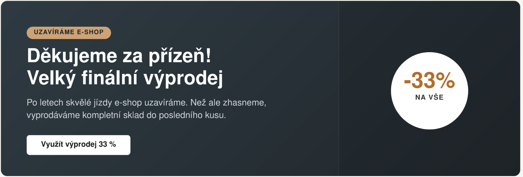 sleva na vše