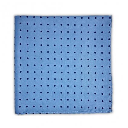 2343 1 svetle modry kapesnicek do saka dots s modrymi puntiky