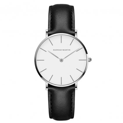 Dámské hodinky Černé White-Silver