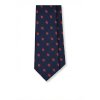 Tmavě modrá kravata s jahodami