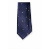 Tmavě modrá kravata s kachničkami