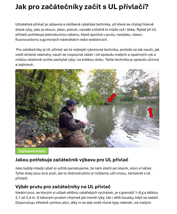 Jak pro začátečníky začít s UL přívlačí