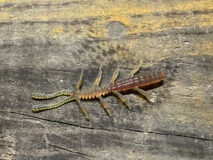 Bug - 7,1cm (Světle olivová barva) balení po 10ks - Pro spin baits 35