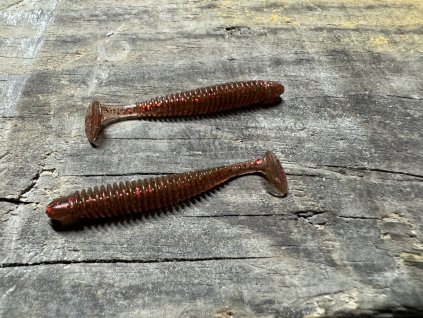 Ninja 5cm (Staro červená barva s flitry) balení po 15ks - Pro spin baits
