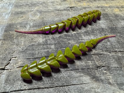 Spike - Blešivec - 7,6cm (UV - Přírodní hnědá barva s flitry) balení po 10ks - Pro spin baits