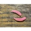 Licha - Larva roháče - 3,5cm (Růžová barva) balení po 10ks - Collab baits studio