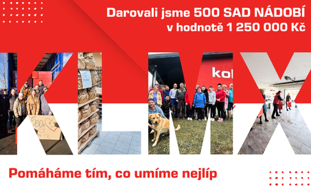 Darovali jsme 500 sad nádobí lidem zasaženým povodněmi na Jesenicku