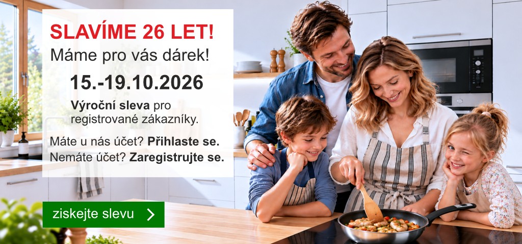 Slavíme 26 let - Sleva 26% na vše