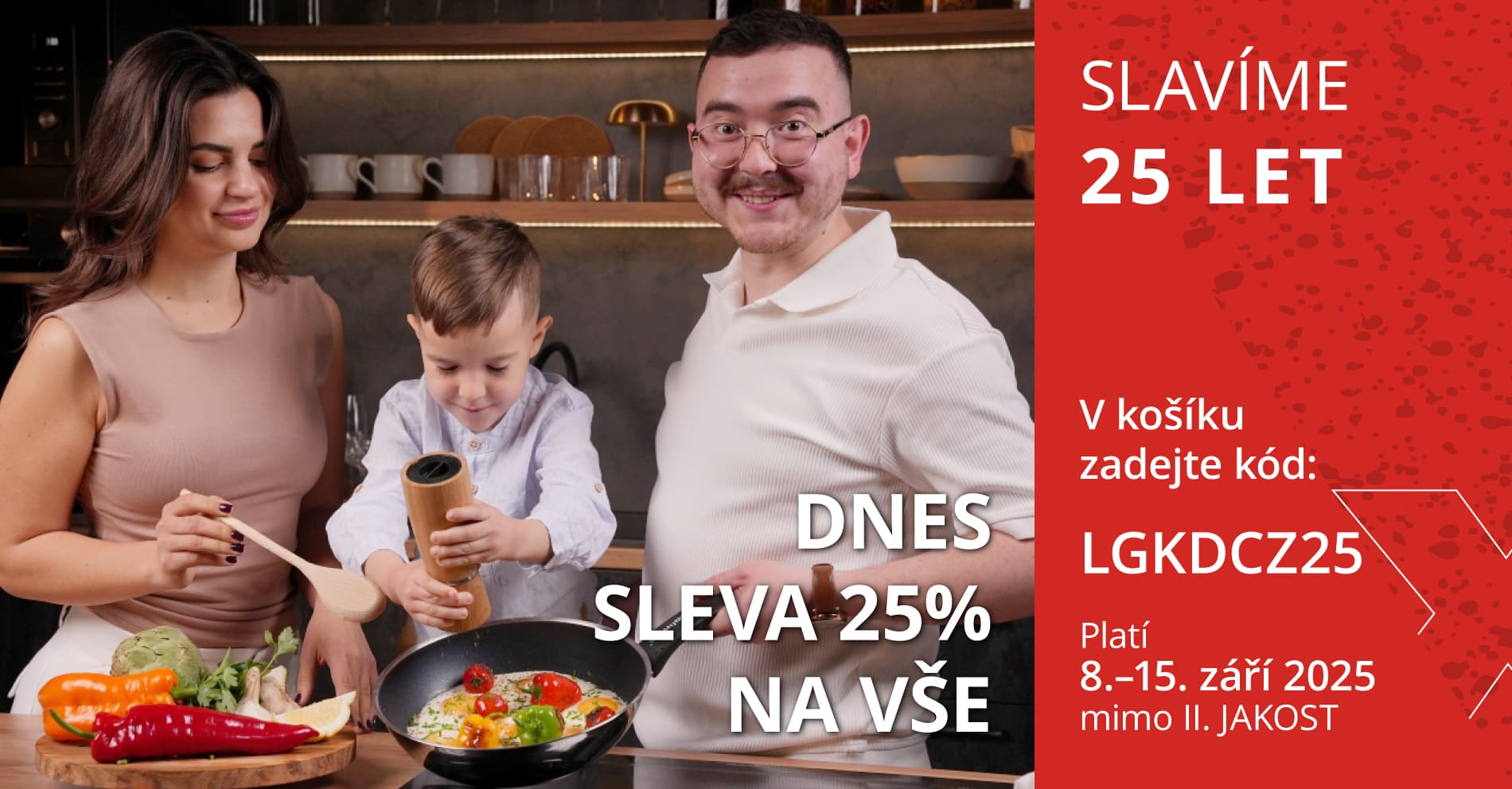 Slavíme 25 let - Sleva 25% na vše