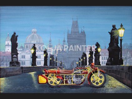 Čechie na Karlově mostě