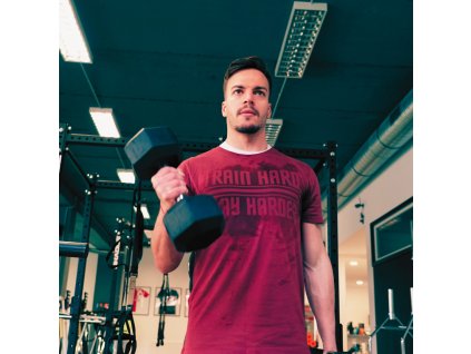 Train Hard Play Harder | Motivačné tričko