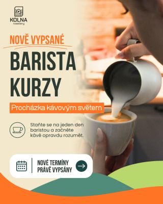 ☕️ Co kdyby ses na jeden den stal baristou? Naučíš se připravit espresso, našlehat mléko na perfektní cappuccino a...