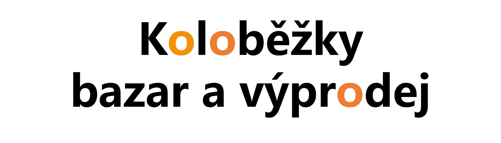 Bazar a výprodej koloběžek a příslušenství