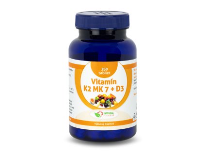 Vitamín K2 MK7 + D3 350ks www