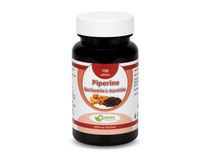 Piperine Kurkumín L karnitín 100ks 19 9 2021