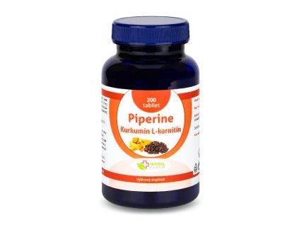 Piperine Kurkumín L karnitín 200ks 19 9 2021