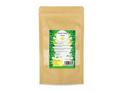 Sezam biely lúpaný 100g 19 9 2021