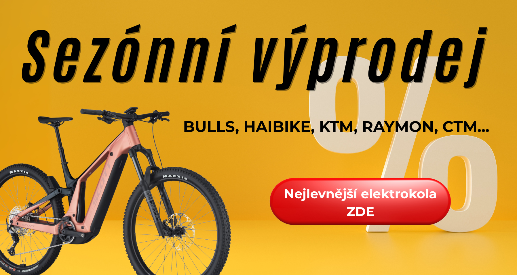 Letní výprodej elektrokol šumperk