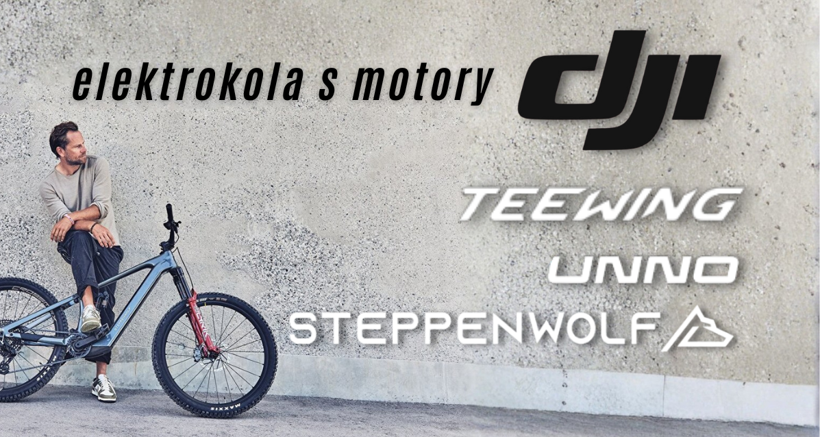 Elektrokola s motory DJI