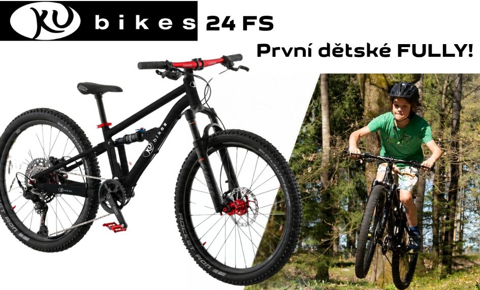 První dětská celoodpružená kola od Kubikes