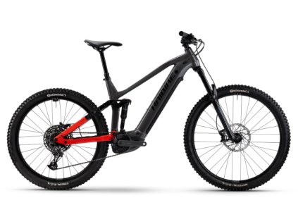 Haibike ALLMTN 4 MTB, 800Wh, BOSCH, 2025 MTB Fully silver/red/black, celoodpružené elektrokolo