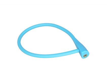 Zámek smyčkový CTM SOFTY, 10x600mm, azurová