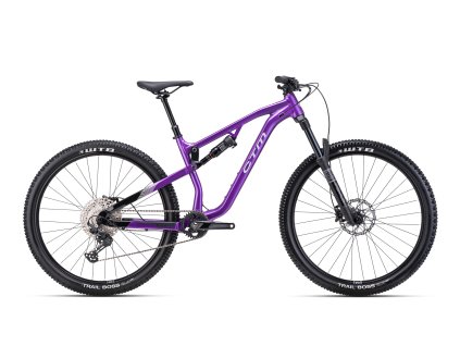 CTM SKAUT 3.0 - 2025 lesklá černá / lesklá fialová, celoodpružené kolo