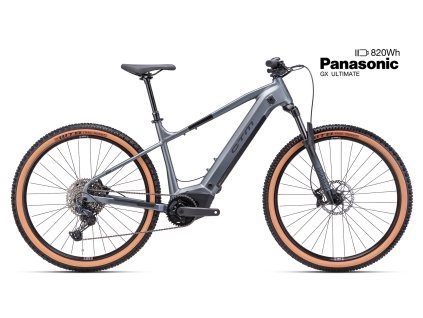CTM WIRE GX PRO - matná šedá / černá, horské elektrokolo (velikost dospělá L)