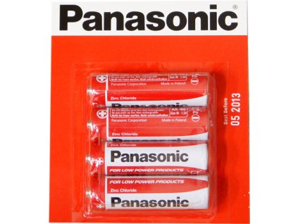 baterie Panasonic tužková 4 ks