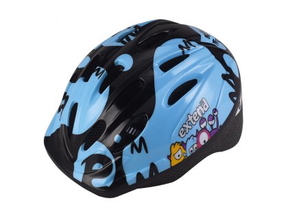 Přilba Extend BILLY Monster černo-bledě modrá