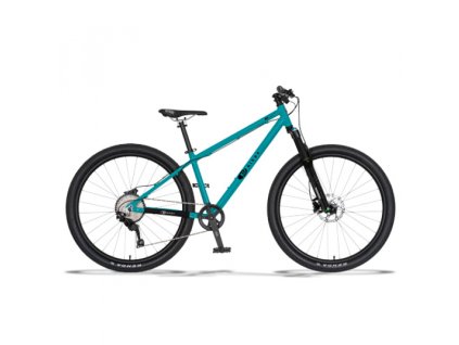 Lehké dětské kolo KUbikes 27,5 S MTB Disc tyrkysové třpytky