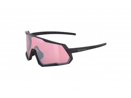 Brýle CTM Rove, matná černá - zrcadlové + čiré sklo