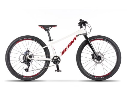 Lehké dětské kolo BEANY BLASTER XC 20 - bílá/černá/červená 7,9kg