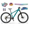 Kubikes 26 trail air tyrkys laser rainbow