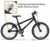 KUbikes 16L MTB 2 Gang schwarz web 1000