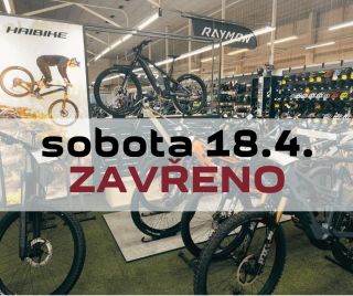 Zítra - v sobotu 18.4. máme ZAVŘENO. Děkujeme za pochopení :)