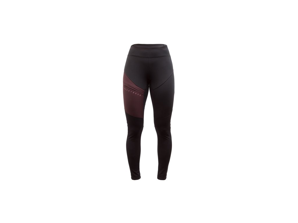 FT WOMEN'S CROSS POINT PANTS TRUE BLACK/PORT RED (Velikost M)