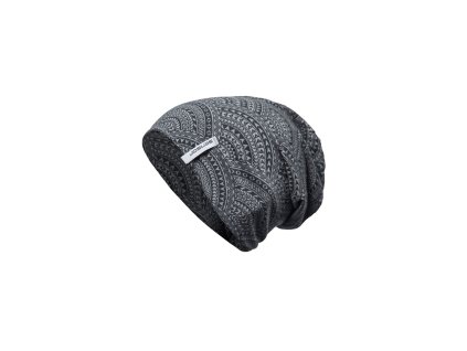 SENSOR ČEPICE MERINO IMPRESS šedá/maori (Velikost L)