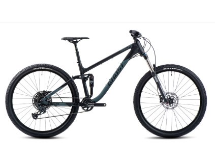 GHOST Kato FS Essential 27.5 Black/Green Bay Metallic Matt - S