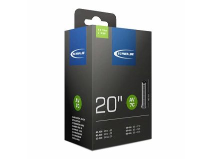 Schwalbe duše 20" AV7C 40/60-406/428 auto-ventilek EXTRA LIGHT