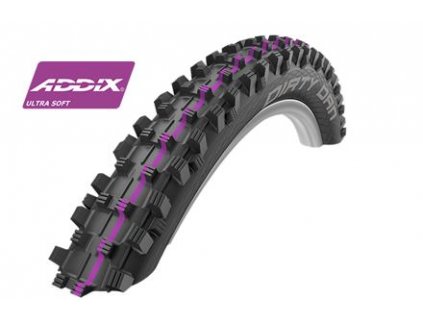 Schwalbe plášť Dirty Dan 27.5x2.35 Addix Ultrasoft SuperGravity Tl-easy černá skládací