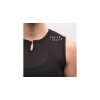 FT WOMEN'S CONVERT JERSEY NO SLEEVE TRUE BLACK (Velikost S)